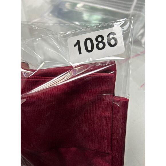 Kathy High Waisted Womens‎ Red Leggings Womens Size Small - Picture 8 of 8